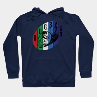 Rugby Six Nations Art by PPereyra Hoodie